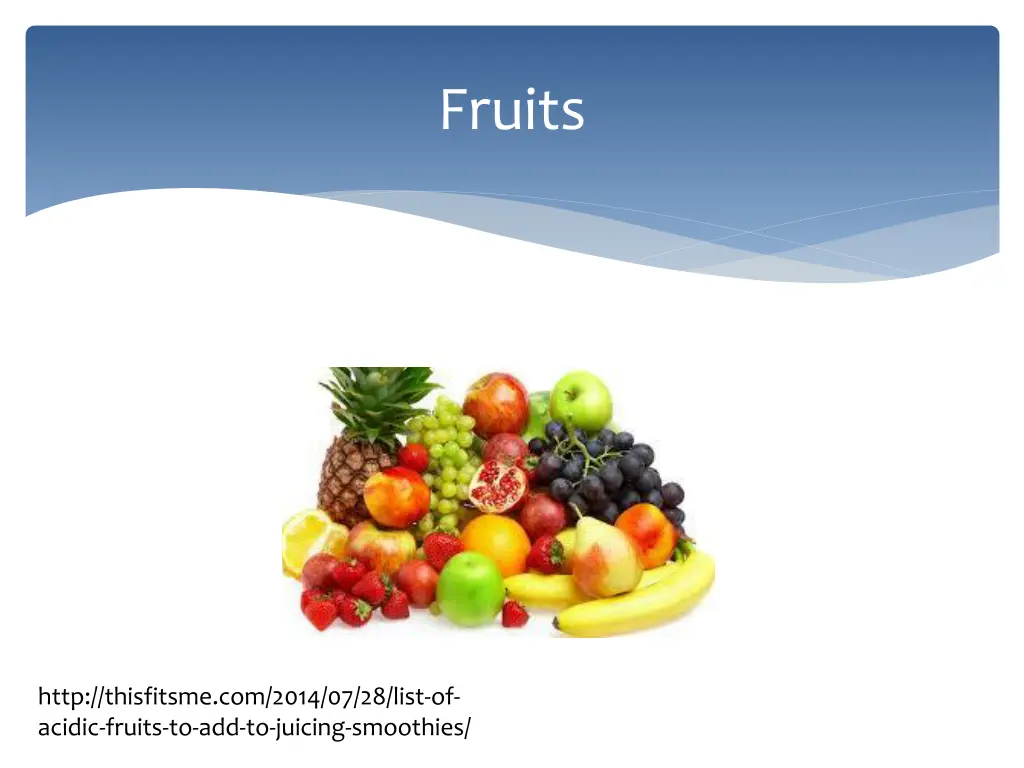 fruits