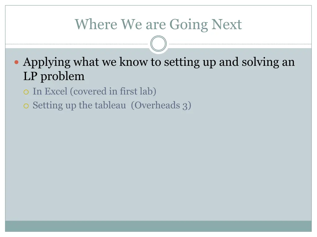 where we are going next