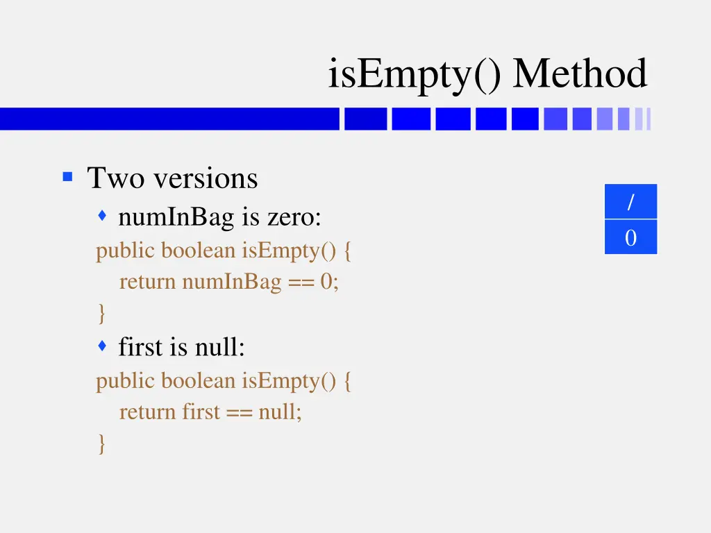 isempty method
