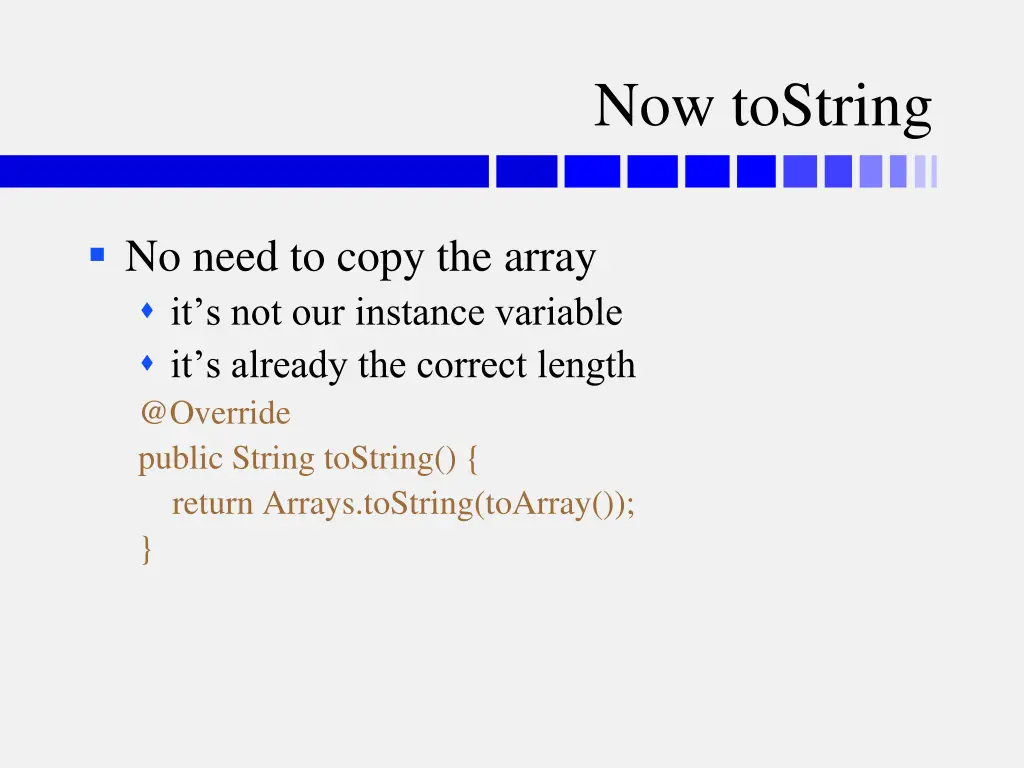 now tostring