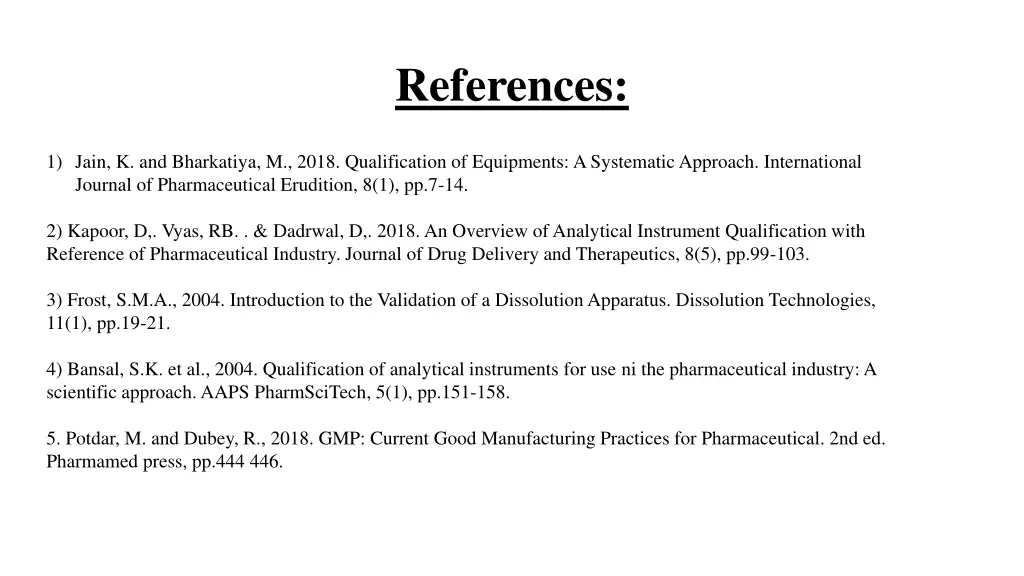 references