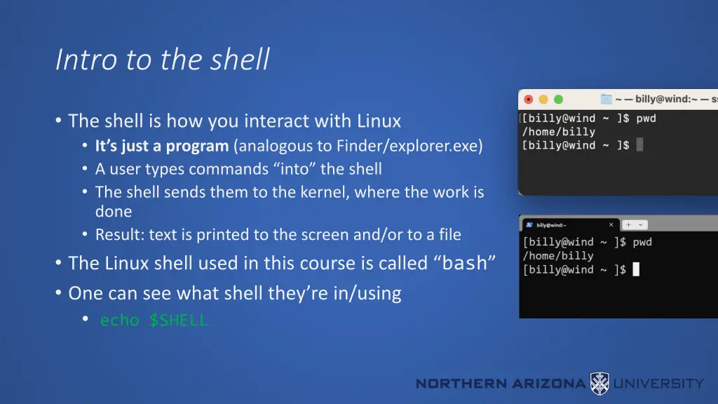intro to the shell