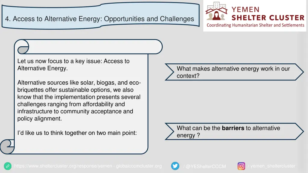 4 access to alternative energy opportunities