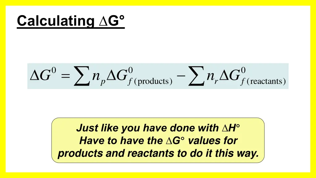 calculating g