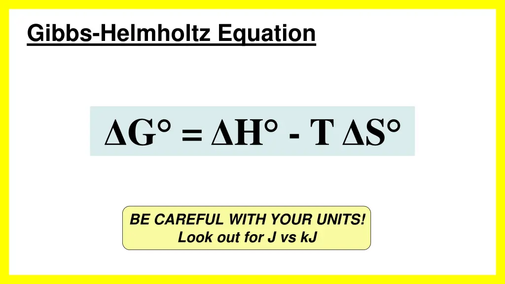 gibbs helmholtz equation