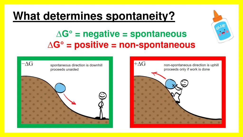 what determines spontaneity 1