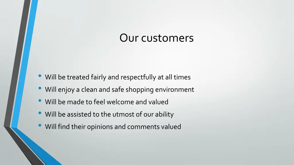 our customers