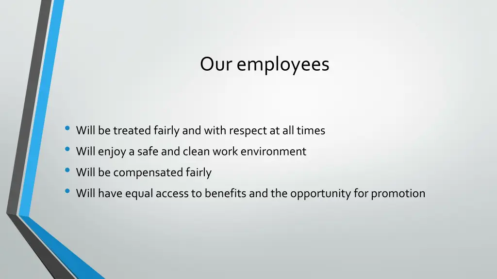 our employees