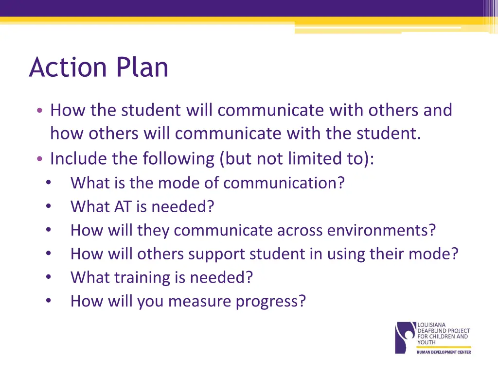 action plan