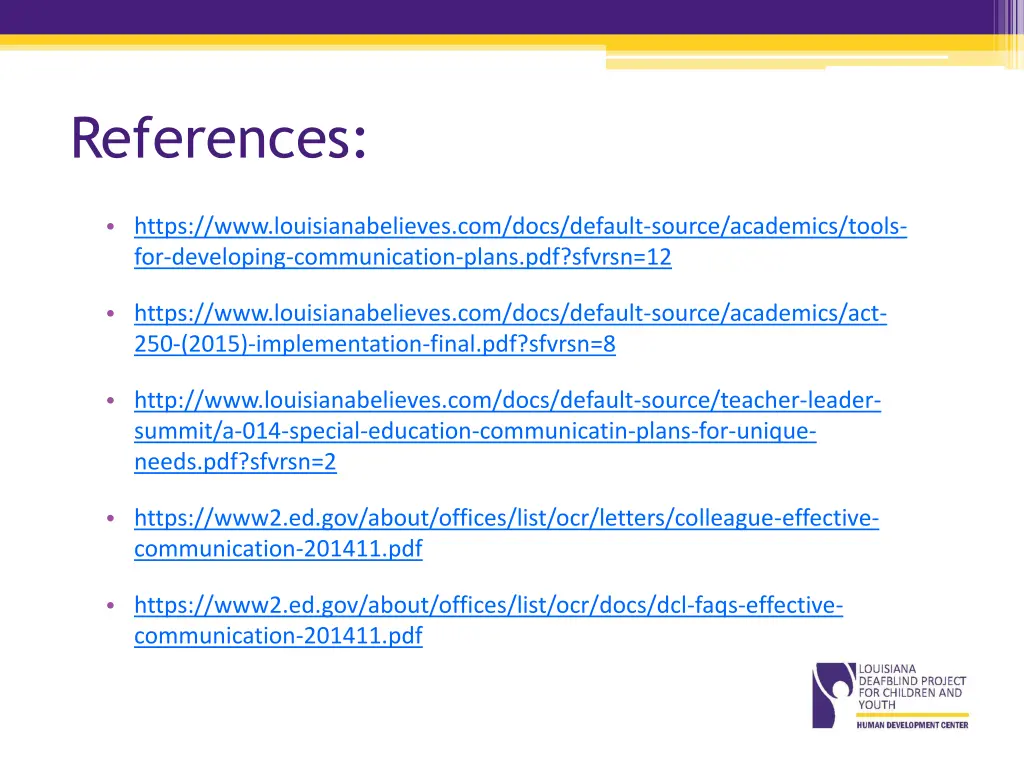 references