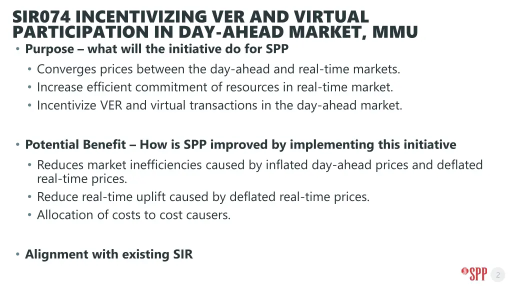 sir074 incentivizing ver and virtual