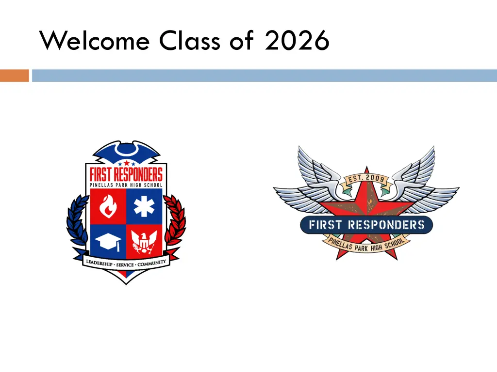 welcome class of 2026