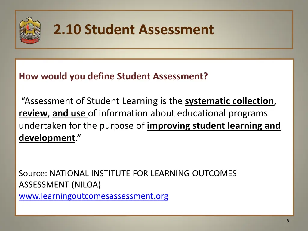 2 10 student assessment