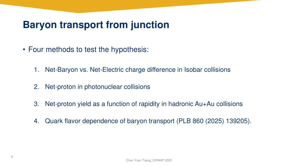 baryon transport from junction