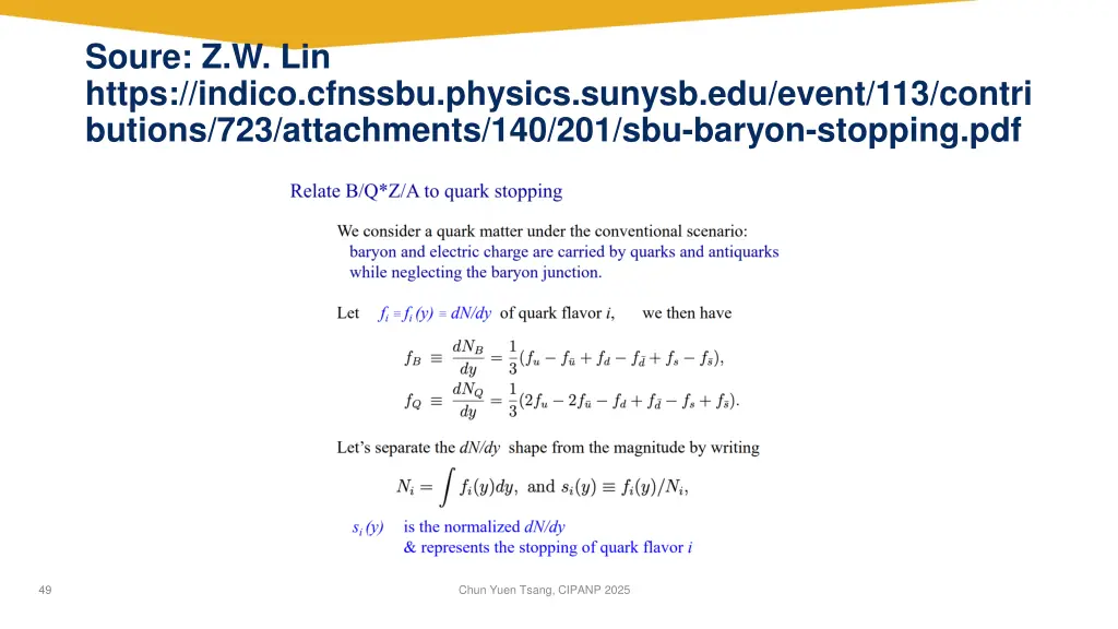 soure z w lin https indico cfnssbu physics sunysb