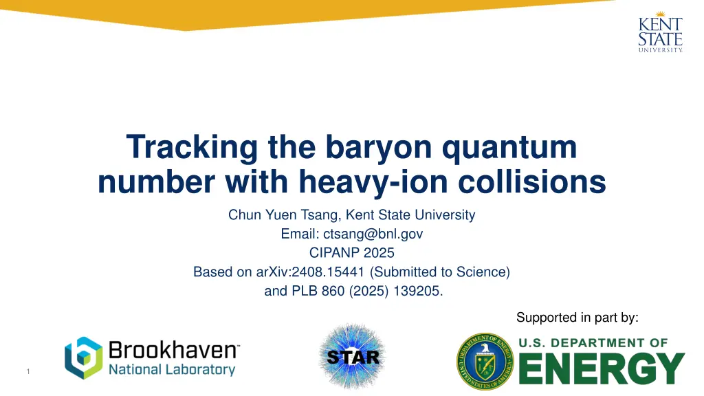tracking the baryon quantum number with heavy
