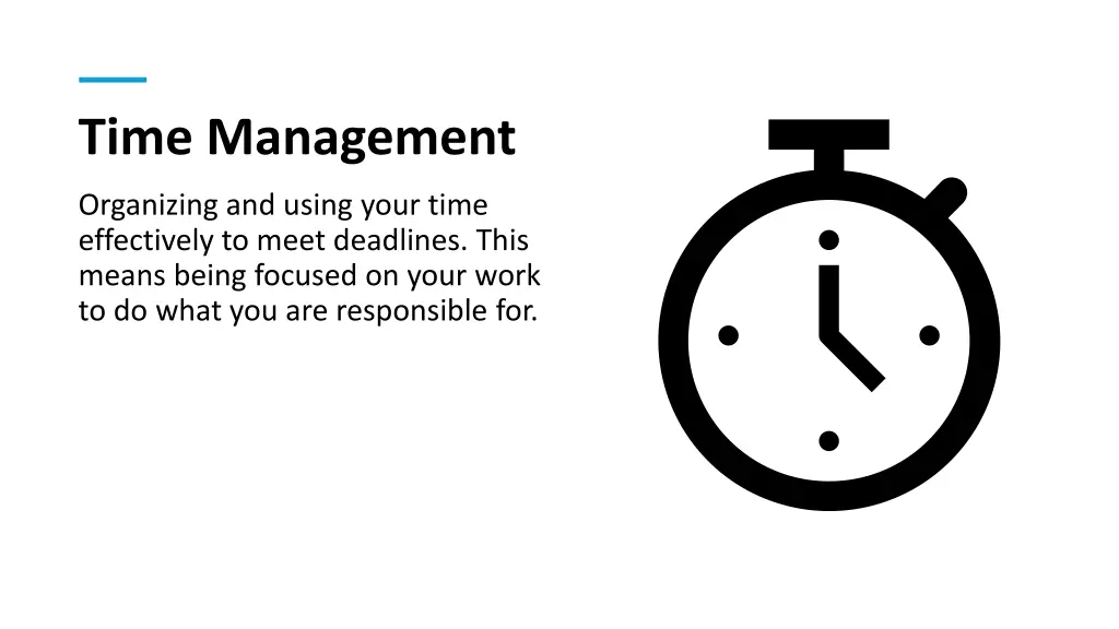 time management