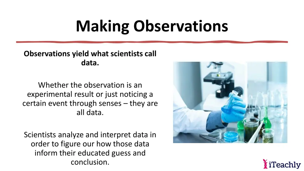 making observations 10