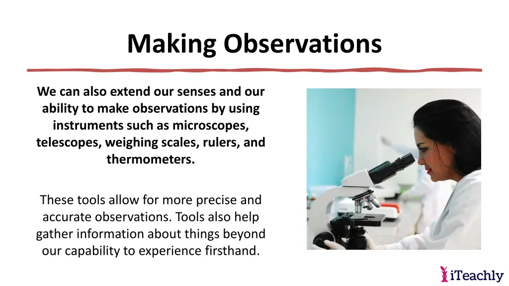 making observations 6