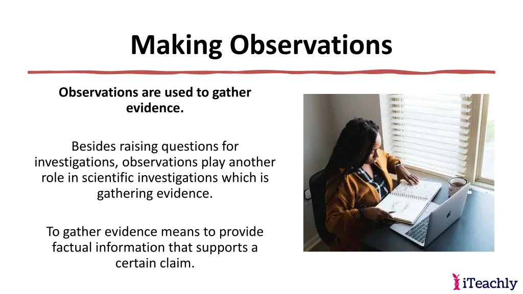 making observations 9