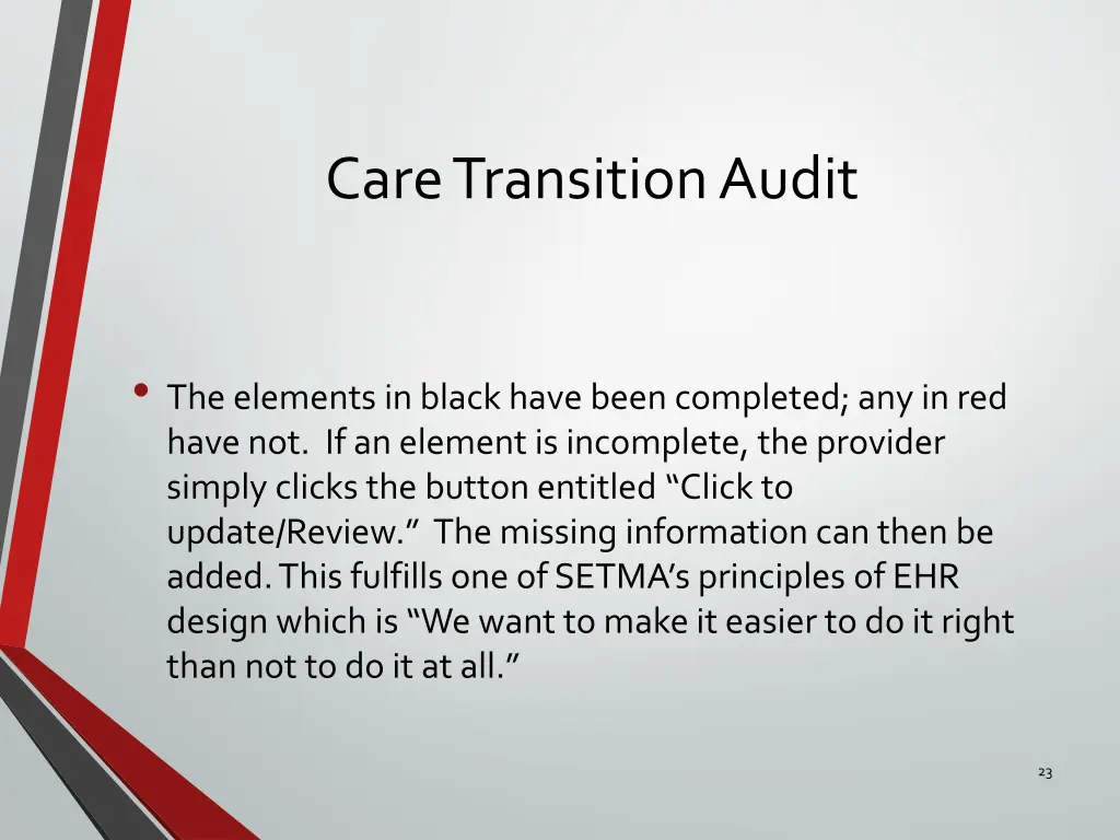 care transition audit 1