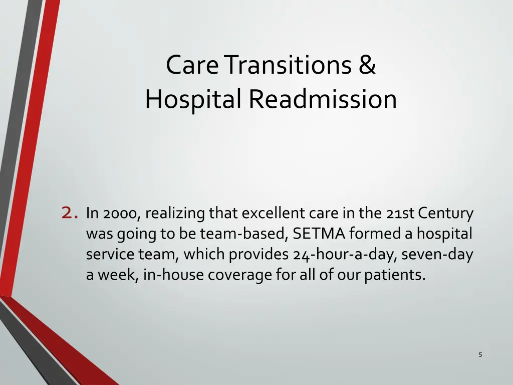 care transitions hospital readmission 2