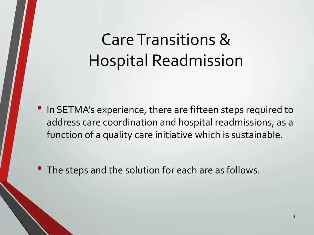 care transitions hospital readmission