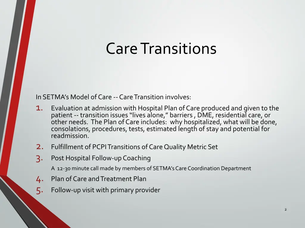 care transitions