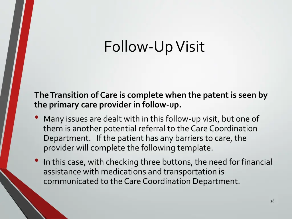 follow up visit