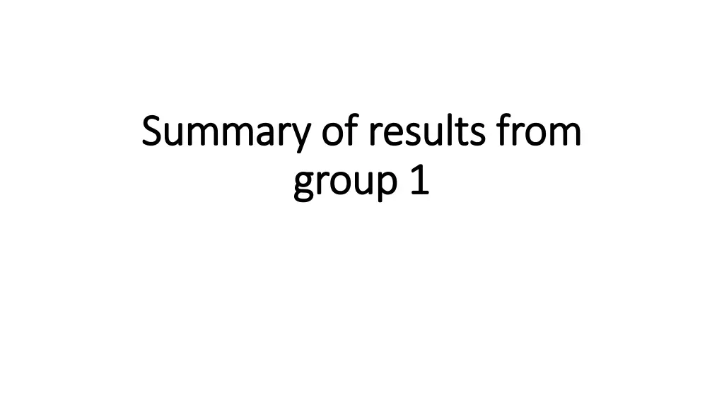 summary summary of