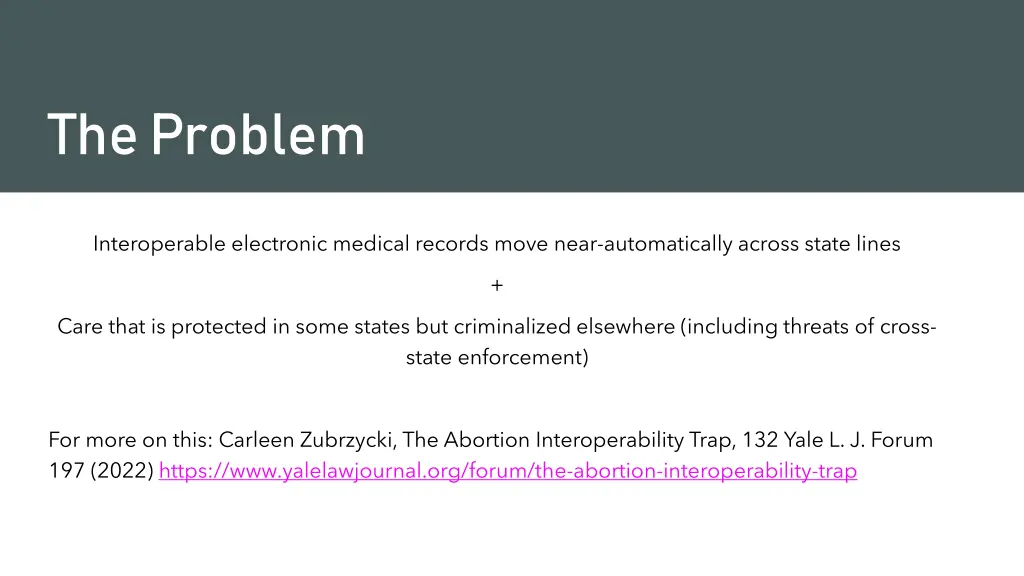 the problem