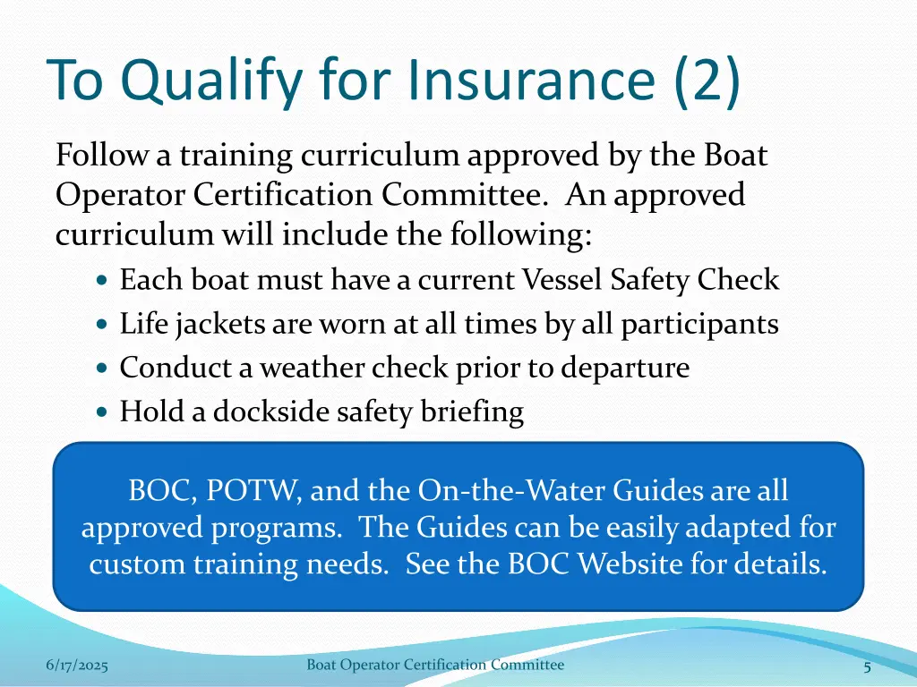 to qualify for insurance 2