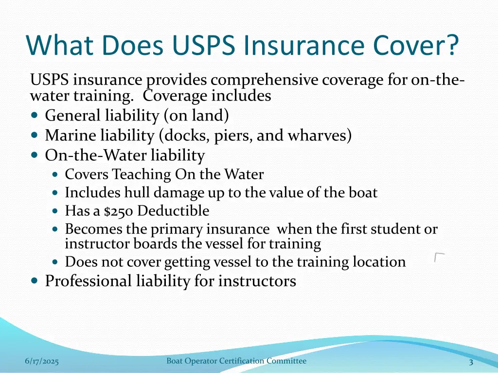 what does usps insurance cover