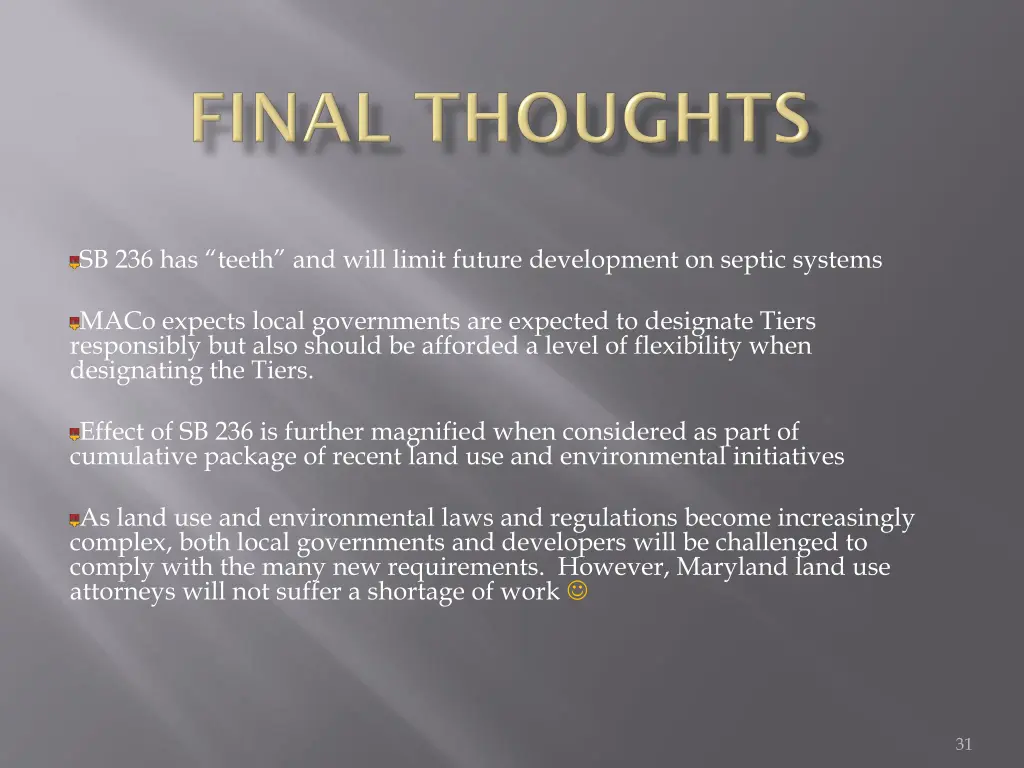 sb 236 has teeth and will limit future