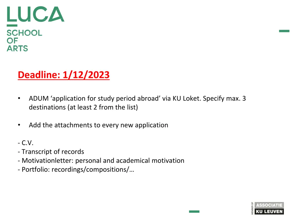 deadline 1 12 2023