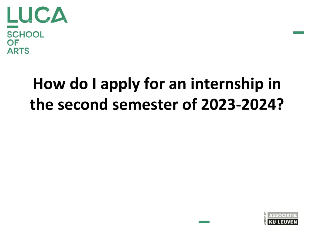 how do i apply for an internship in the second