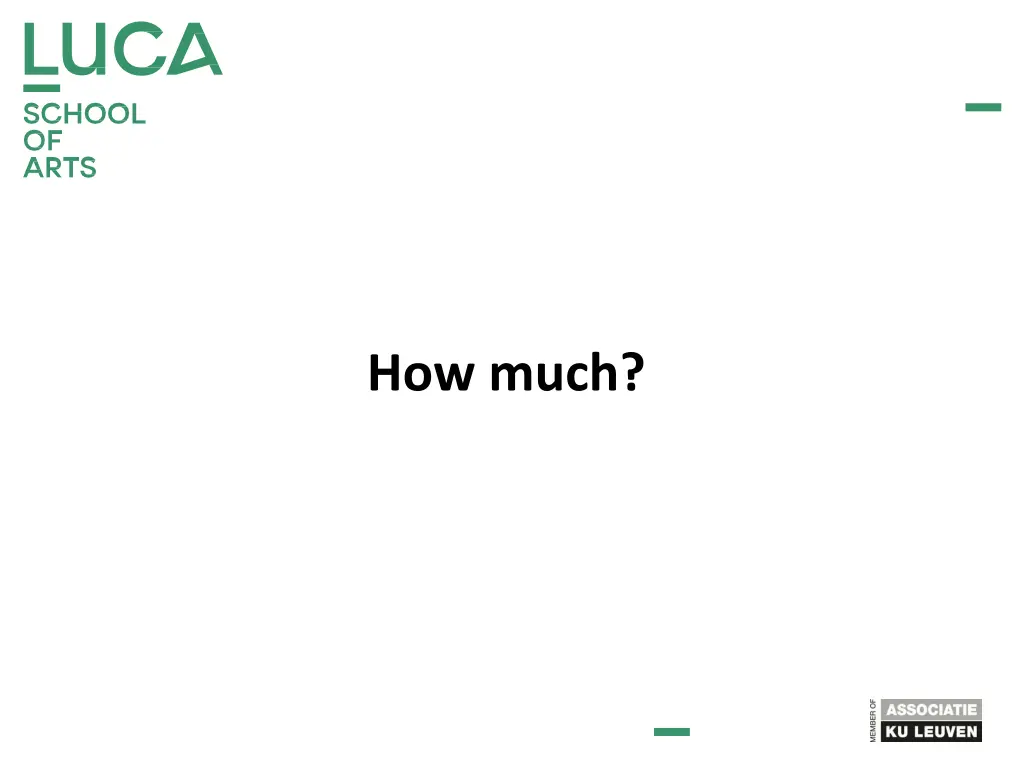 how much