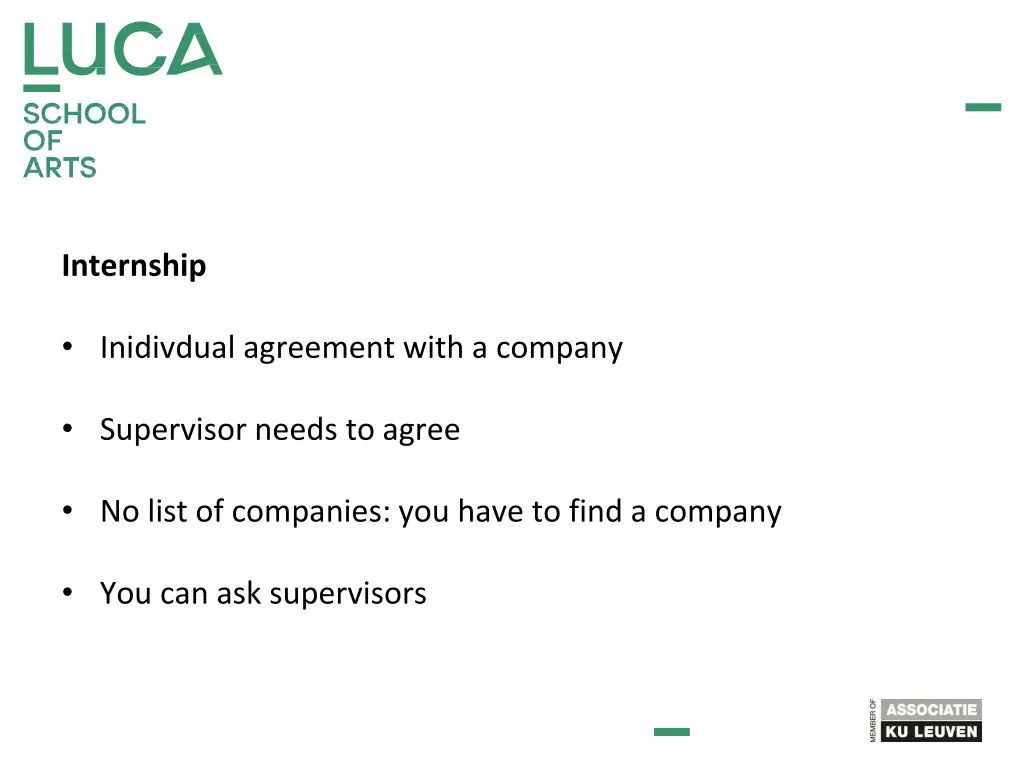 internship