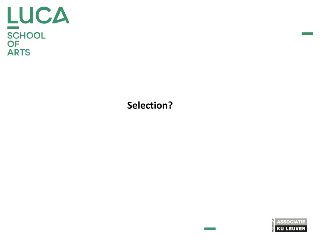 selection