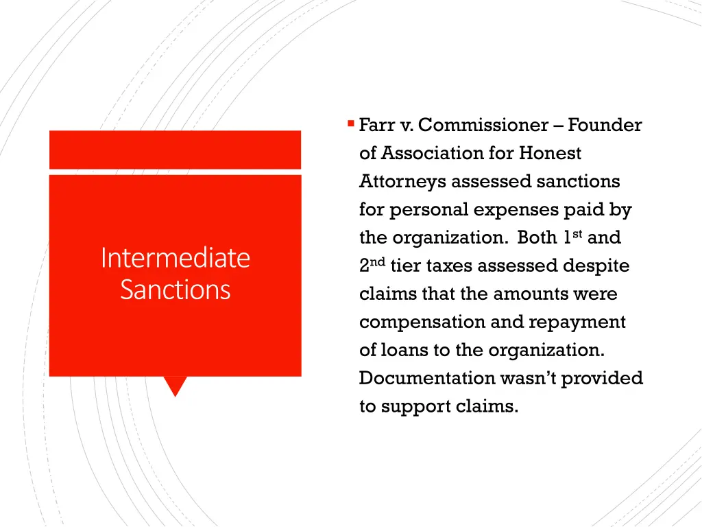 farr v commissioner founder of association