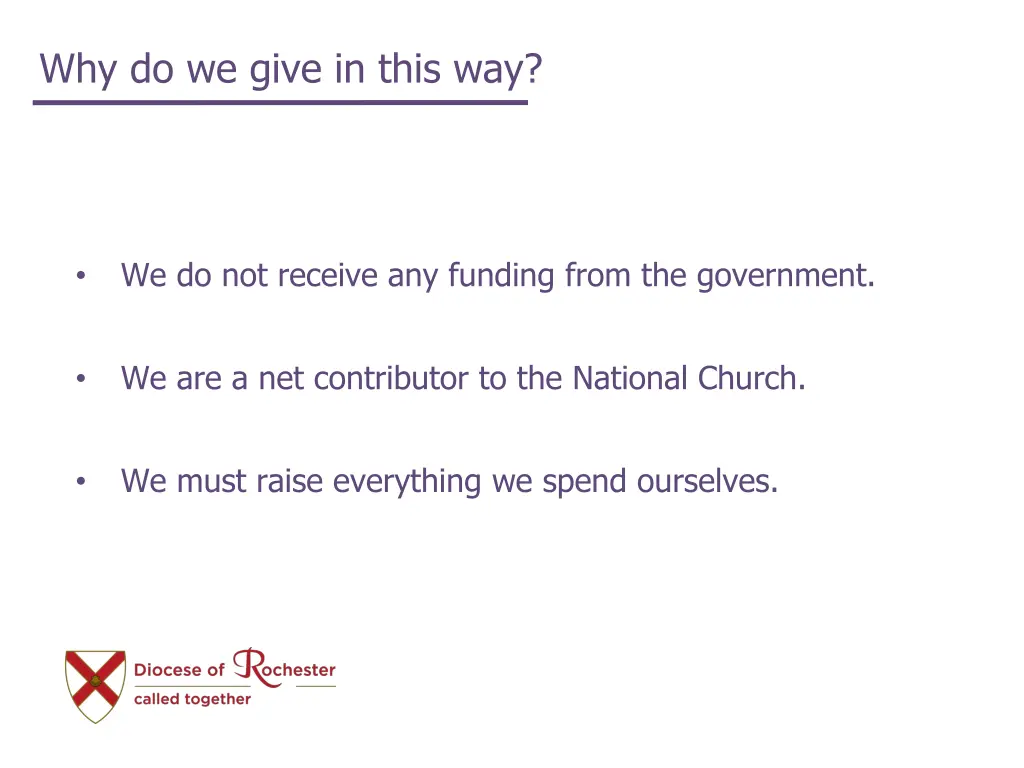 why do we give in this way