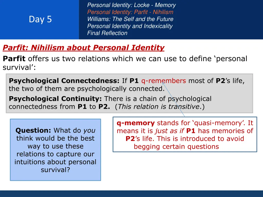 personal identity locke memory personal identity 17