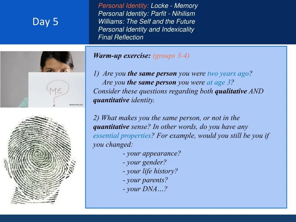 personal identity locke memory personal identity