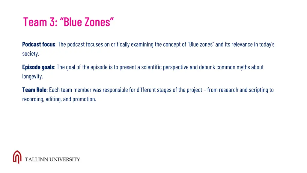 team 3 blue zones