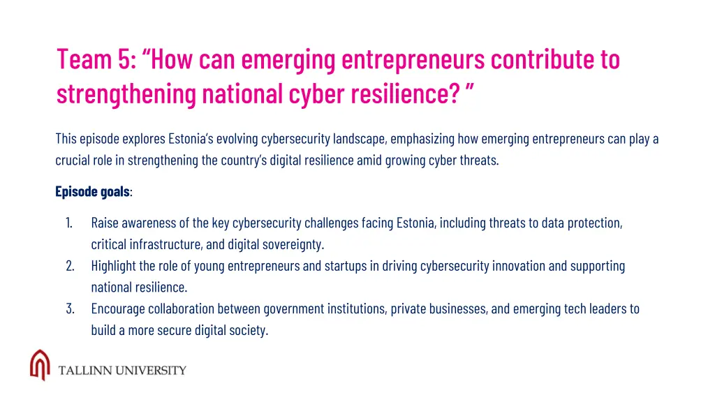 team 5 how can emerging entrepreneurs contribute