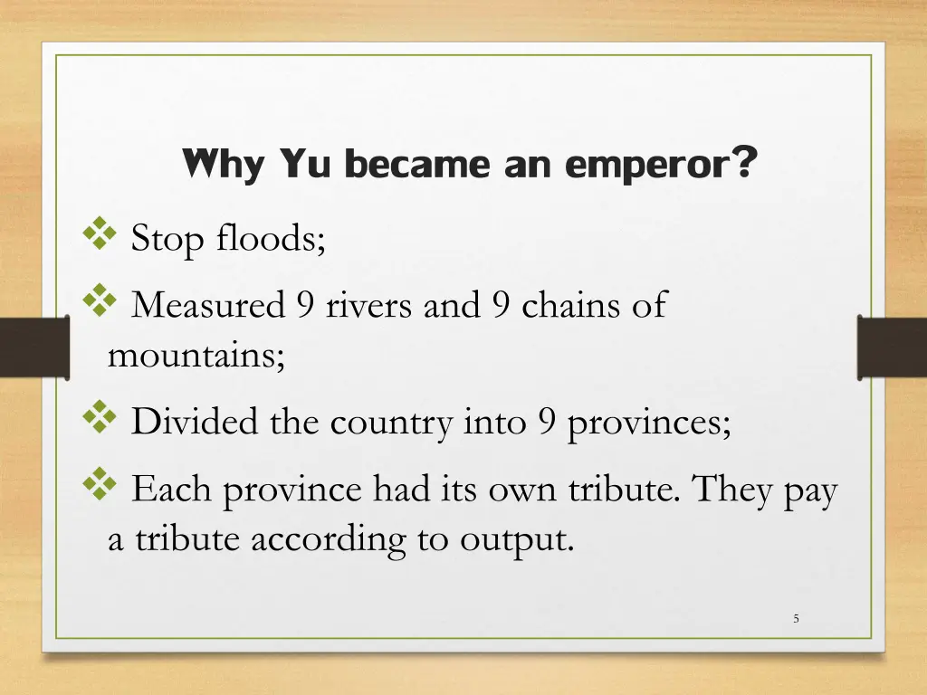 why yu became an emperor stop floods measured