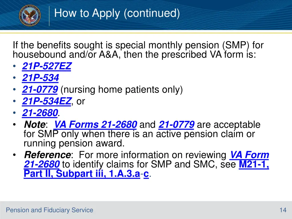how to apply continued