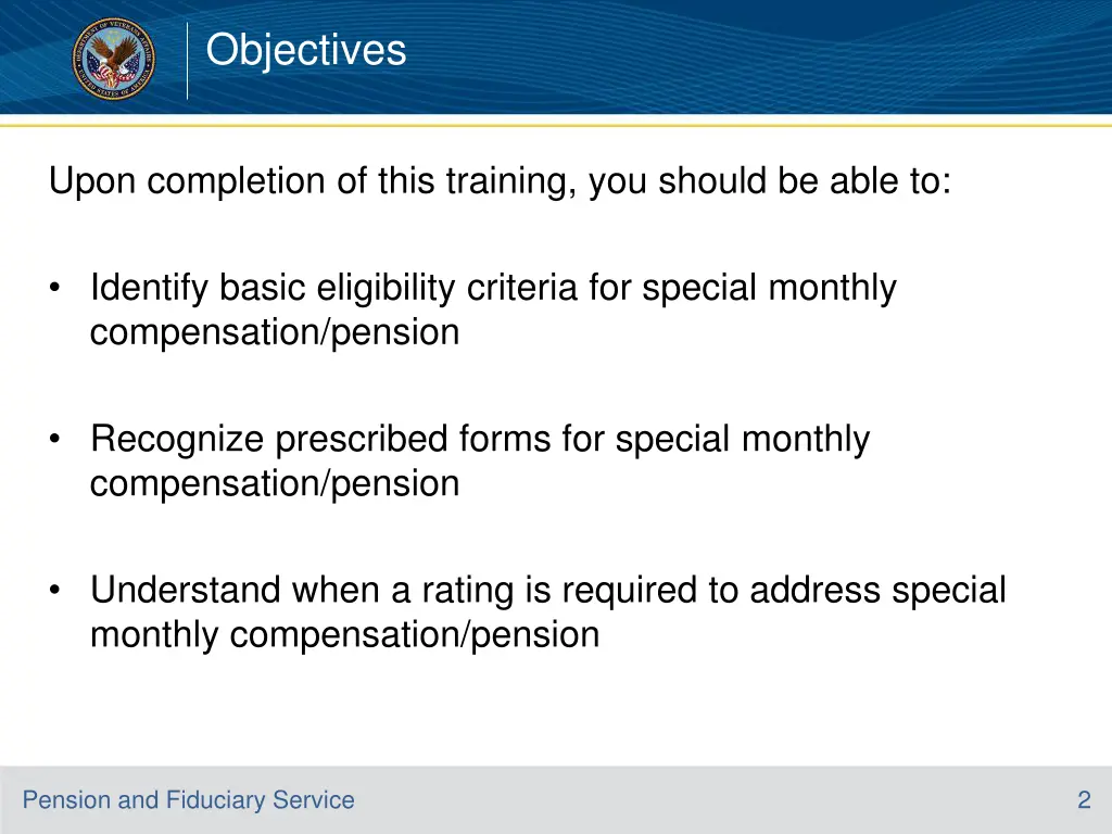 objectives