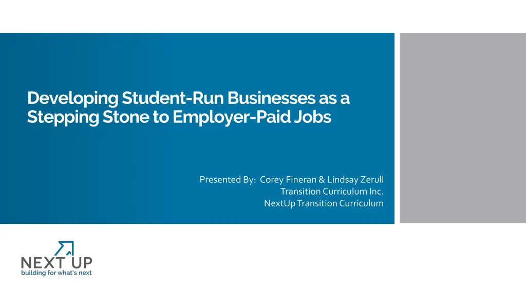 developing student run businesses as a stepping