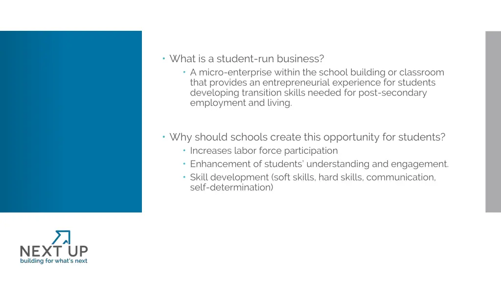 what is a student run business a micro enterprise